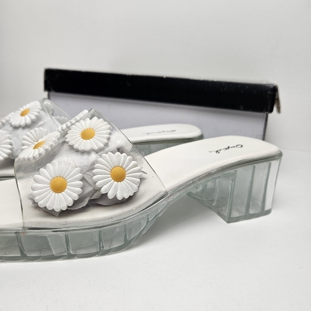 Daisies For Days Platform Mules Daisies Shoes - Picture 8 of 9